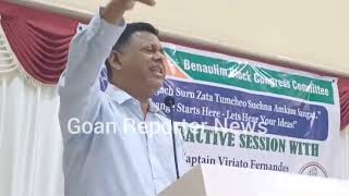 Goan Reporter:: Let's Start our fight for 73rd \u0026 74th Ammendment under Panchayat Raj Act: MP Viriato