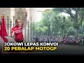 Momen Jokowi Sambut 20 Pebalap MotoGP di Istana Merdeka