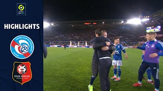 RC STRASBOURG ALSACE - STADE RENNAIS FC (2 - 1) - Highlights - (RCSA - SRFC) / 2021-2022