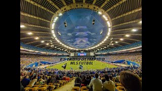 Futbol MLS Impacto de Montreal dentro del estadio olimpico