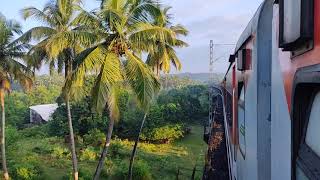 Crossing The longest River bridge in Konkan Railway || Sharavati river Railway bridge || honavar