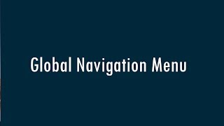 Canvas Primer - Global Navigation