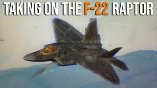 North Korean Mig-29 Fulcrum Vs F-22 Raptor BVR Engagement | Digital Combat Simulator | DCS |