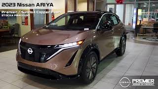 2023 Nissan ARIYA Premier / Sunrise Copper Pearl