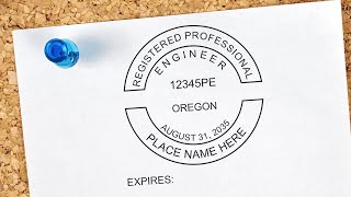 Oregon PE Stamp - Acorn Sales