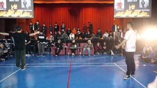 MCUDC桃園銘傳熱舞社 BIMC Freestyle Battle 16強 - HAPPY LI vs CRAZY HUNTERZ