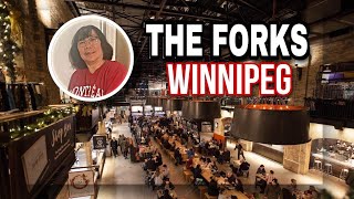 Strolling at night ( The Forks Winnipeg )