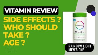 Rainbow Light Multivitamin for Men's One Review | Vegetarian Multivitamin | The Vitamin Doctor