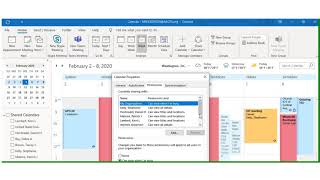 share or Unshare your Outlook Calendar with a colleague