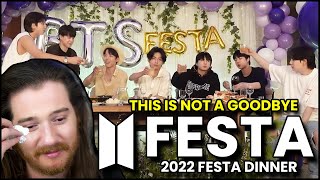 BTS: 2022 Festa Dinner Reaction [hearing the news and getting emotional 🥲]
