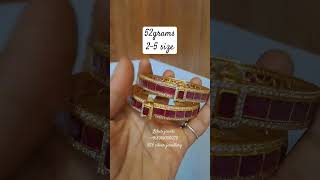 Openable Ruby bangles 2-5 size to order or enquiry please wtsap. Group link in descriptn #925silver