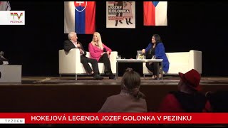 Hokejová legenda Jozef Golonka v Pezinku