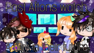 Past Aftons watch a day in their future / My AU / FNAF / gacha_duvar / #aftonfamily #fnaf