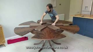 Assembling an Expanding Circular Dining Table