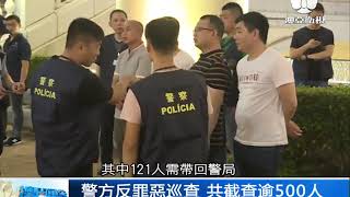 警方反罪惡巡查 共截查逾500人