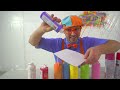 blippi painting giveaway learn colors with paint