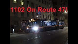 NeoplanDude | CT Transit 2011 NovaBus LFS-A HEV #1102 On Route 47, Franklin Avenue!