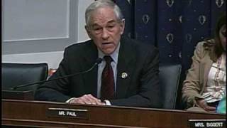 Congressman Paul on Powers of the Federal Reserve