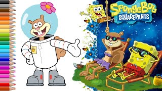 How to draw Sandy Cheeks from SpongeBob SquarePants // Как нарисовать Сэнди Чикс из "Губка Боб"?