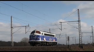 Bahnbetrieb bei Seelze am 04.03.2022