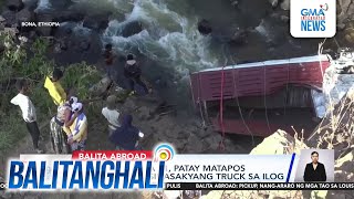 Hindi bababa sa 71, patay matapos mahulog ang sinasakyang truck sa ilog | Balitanghali