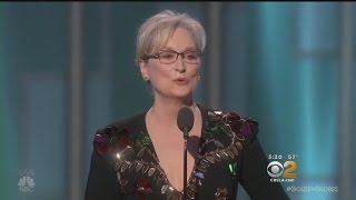 Reaction pours In As Meryl Streep Stokes Firestorm With Trump