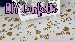 How to Make DIY Confetti with Cricut | Cricut Party Foil Projects