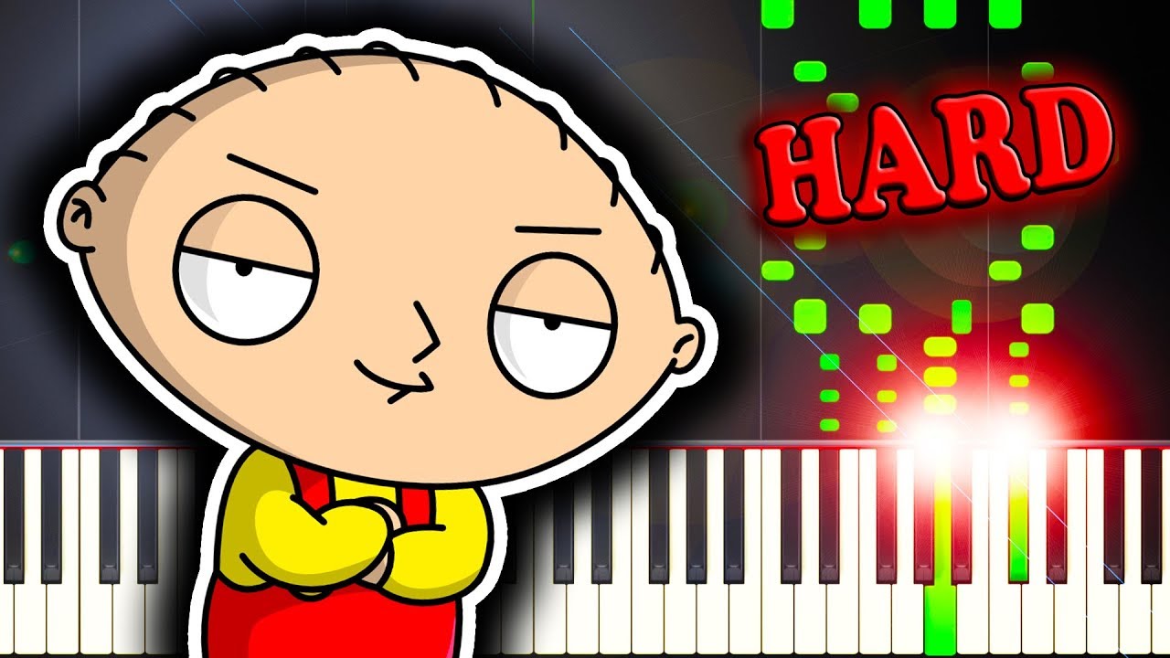 FAMILY GUY THEME SONG - Piano Tutorial - YouTube