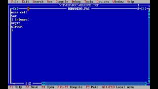 program perulangan while do| turbo pascal