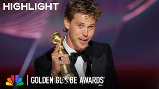 Austin Butler Wins Best Actor in a Drama Motion Picture | 2023 Golden Globe Awards on NBC