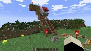 Minecraft Minecart TNT Launcher