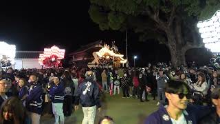 ２０２３　令和５年　秋祭り　中村神社入場　神山・水分・川野邊