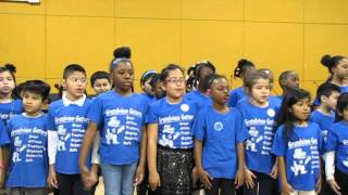 East Ramapo Grandview 2nd Grade sings