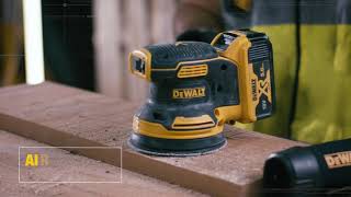 DCW210 - Slefuitor cu excentric DEWALT , 18V ,  motor cu perii