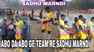 ABO DA ABO GE TEAM RE SADHU MARNDI//KINGFISHER FC POTKA//SARJOMDIH FOOTBALL TOURNAMENT/SINGHU MARNDI