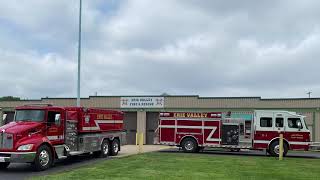 Erie Valley Fire and Rescue, 9/11/2020 Operation Flags of Freedom display