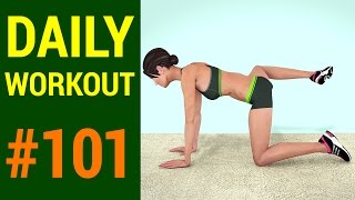 Day 101 - Daily Workout Plan: Butt and Legs Routine (204 Calories)