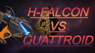 Cómo Derrotar QUATTROIDS con H-FALCON | Estrategias sin Escudos Completos en Cubikon (WarUniverse)