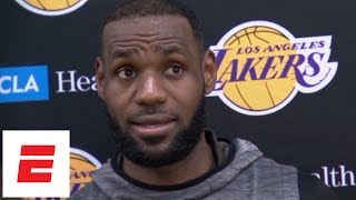 LeBron James wants Lakers to improve on 'everything' | NBA Interviews