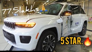 Car with Safety and Premium ness.👌🔥 || Euro ncap test.💥 || #jeep #grandcherokee #adiautomobiles.||