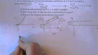 Solving Acceleration Problems Graphically - Ex#2
