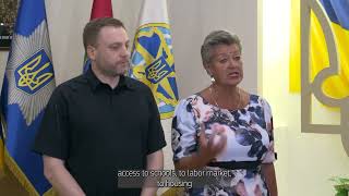 Commissioner Ylva Johansson's visit to Ukraine