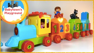Toy Learning Video | Learn Numbers with Duplo Toy Train for Toddlers