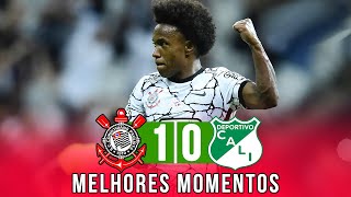 Corinthians 1 x 0 Deportivo Cali - Melhores Momentos | Libertadores 2022 | 13/04/2022