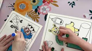 Alpha PETS Mess Free Coloring Pages!