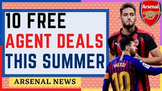 10 Free Agents Arsenal Could Sign THIS Summer. | Arsenal News Now.