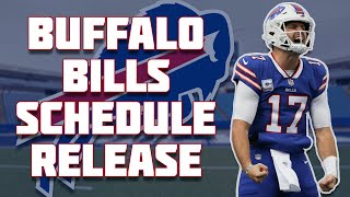 Buffalo Bills Schedule Release