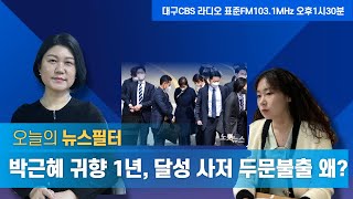 [뉴스필터] 박근혜 낙향 1년, 조용한 달성 사저ㅣ 도심 흉물로 전락한 정당 현수막, 정치 혐오 부추기나 ㅣ만화 검정고무신, 이우영 작가 별세와 저작권법 문제