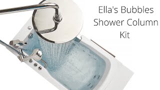 Ella's Bubbles: Shower Column Kit For Walk-In Tub with Deck Mounted Faucets - Shower Tub Combination