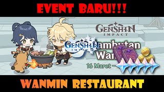 Event Web Terbaru!! (Wanmin Restaurant) - Total Hadiah 450 Primogems || GENSHIN IMPACT - Ep.58